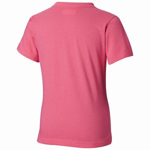 Columbia Wild Sky™ Shortärmad Skjorta Flickor Rosa (HJNWQ1920)